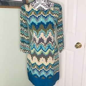 Anthro BethBowley  silk dress